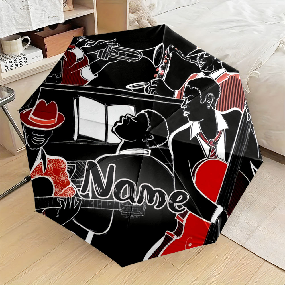 Musical Instrument Name - Paraplu met gepersonaliseerde naam, 