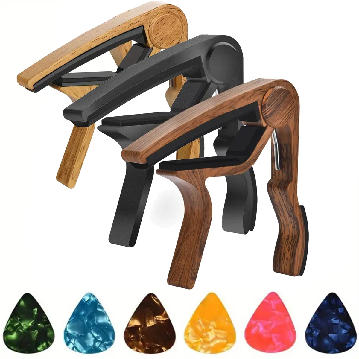 Musical Instrument Ukulele - Hoogwaardige gitaarcapo van zinklegering met 5