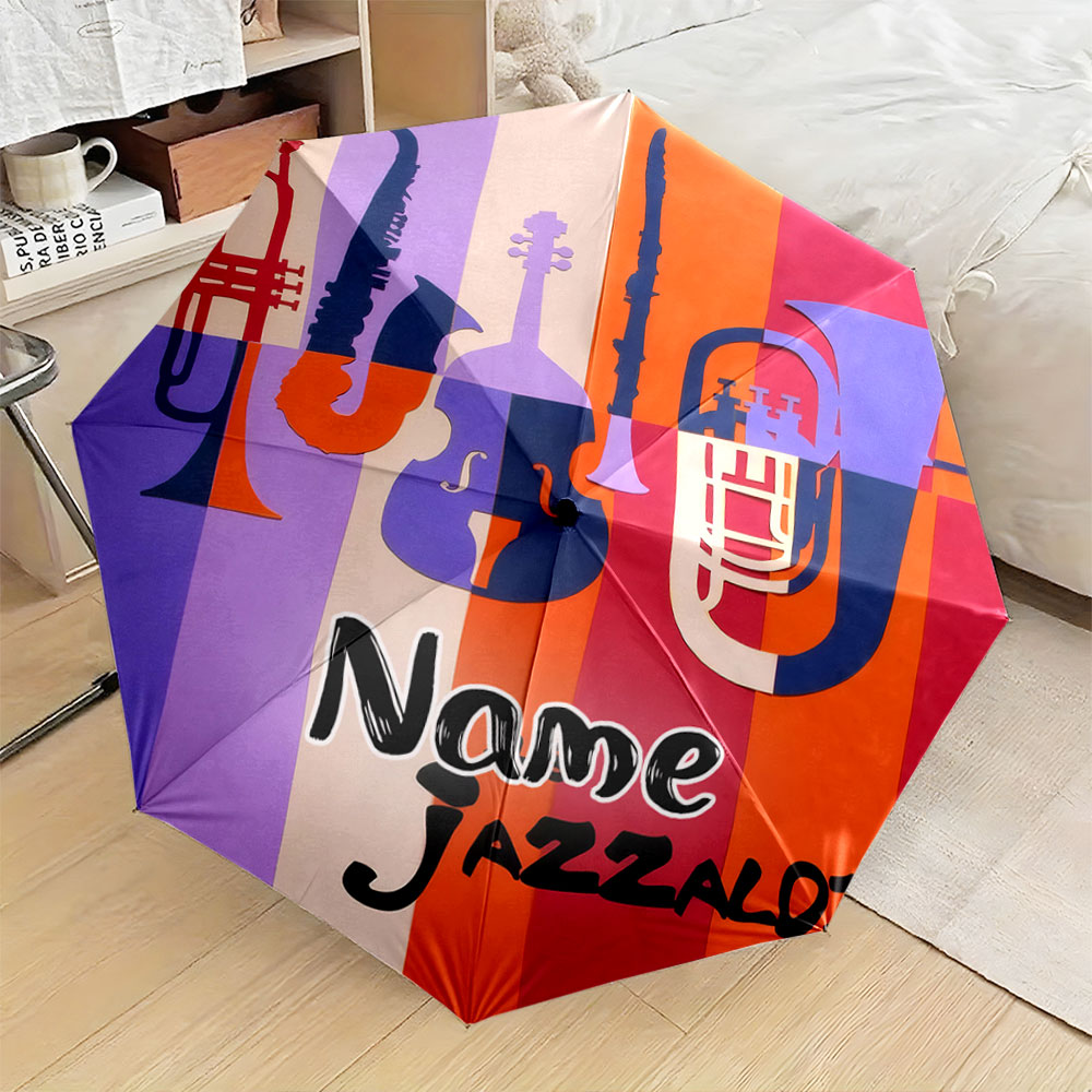 Musical Instrument Name - Paraplu met een persoonlijke naam, 