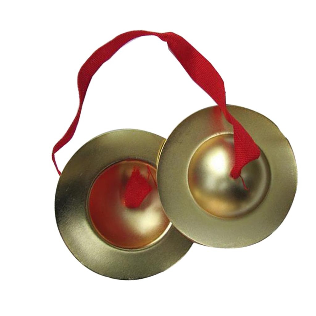 Musical Instrument Zills - Kinderen Koperen Vingerbekkens Percussie Crash Instrument