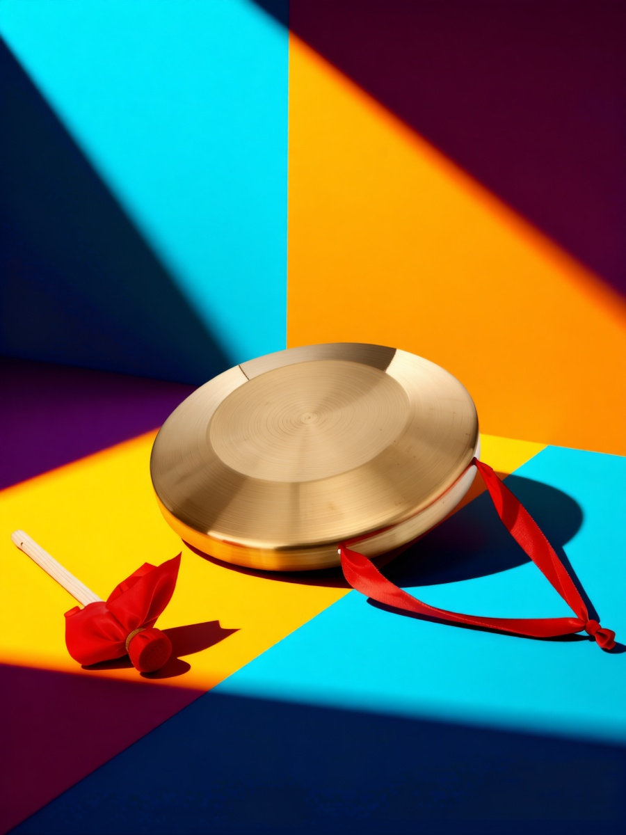 Musical Instrument In Chinese - Traditionele Chinese Gong Koperen Staal Legering