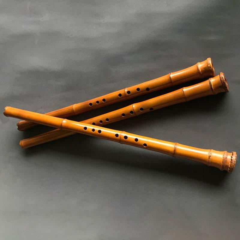 Musical Instrument In Chinese - 8-gaats bamboe Xiao Prestaties Chinese verticale