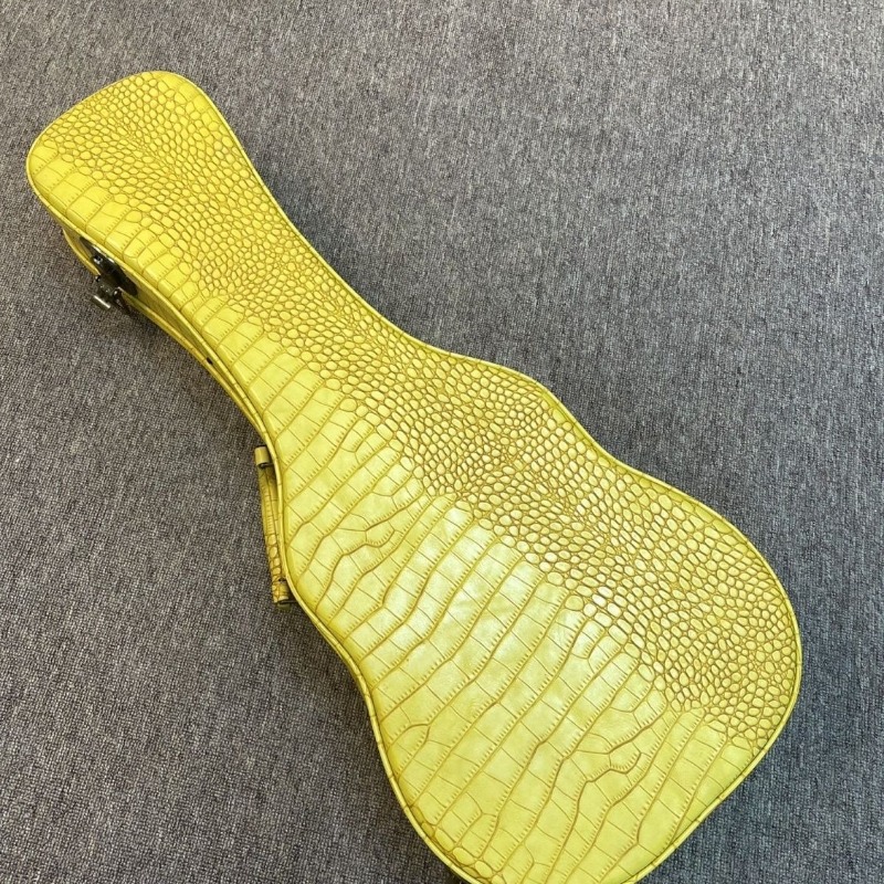 Musical Instrument Ukulele - 26-inch lederen ukeleledoos met fleece gevoerd,