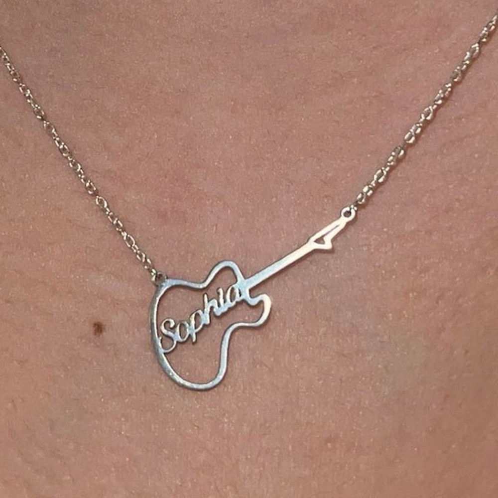Gepersonaliseerde gitaar symbo - Musical Instrument Name recensie en prijs