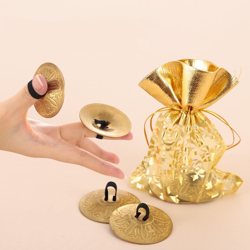 2 stuks Hot Sale Koperen Mini  - Musical Instrument Zills recensie en prijs