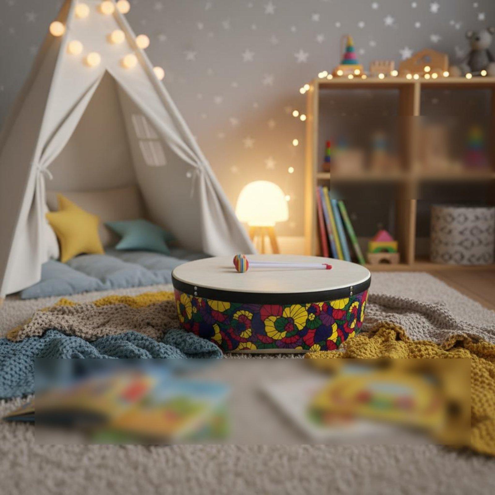 22 inch houten kindervloertrom - Musical Instrument Groups recensie en prijs