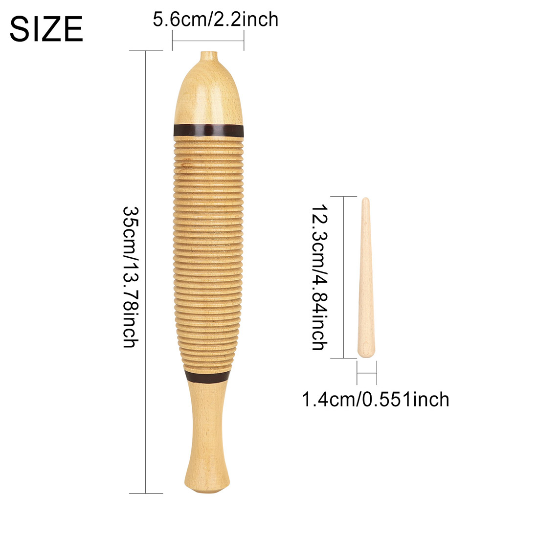 35 cm houten visvormig instrum - Musical Instrument Groups recensie en prijs